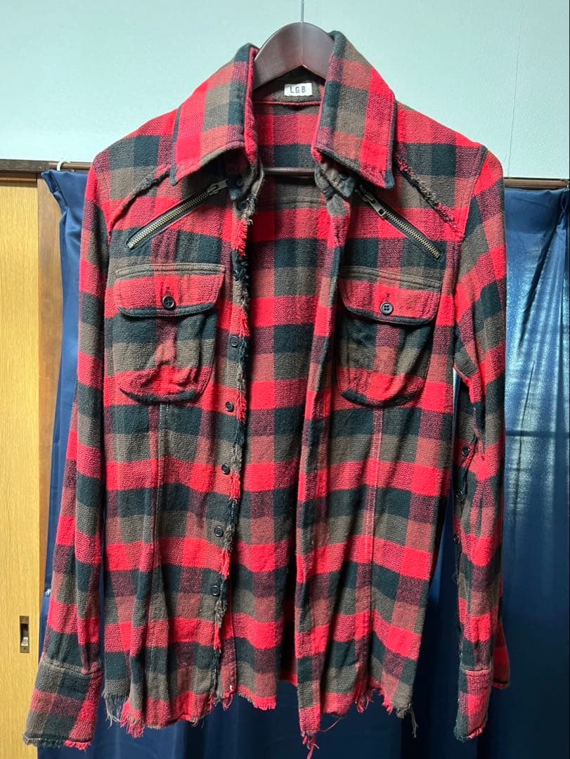 LGB ルグランブルー SHIRT-G チェックシャツ L.G.B.（ルグランブルー）の「L.G.B./ルグランブルー/SHIRT-G/TIPI/M