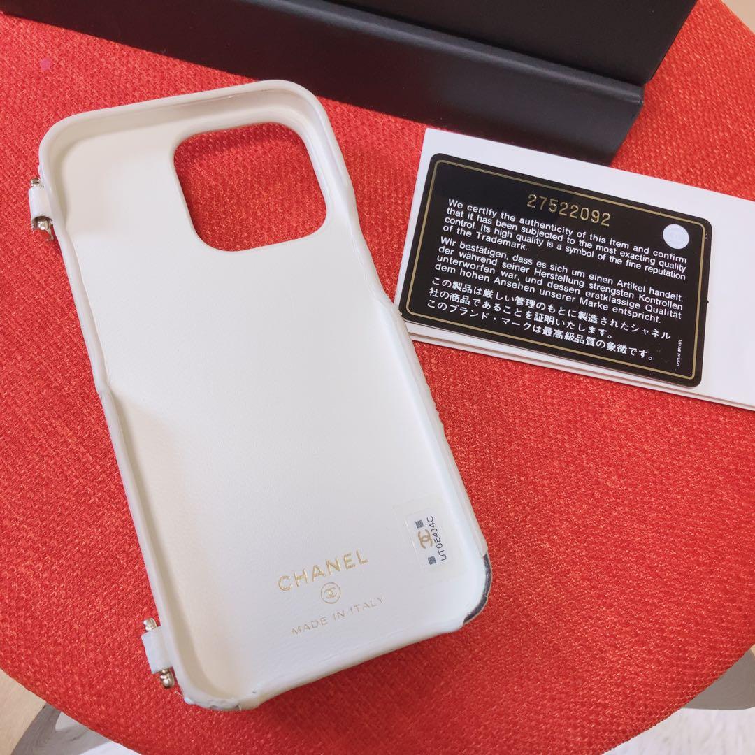 CHANEL⭕️iPhone13pro スマホケース 携帯カバー マトラッセ 希少の