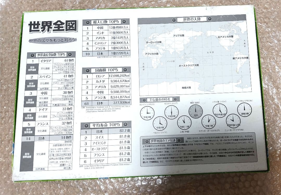 世界地図 ジグソーパズル 1000ピース