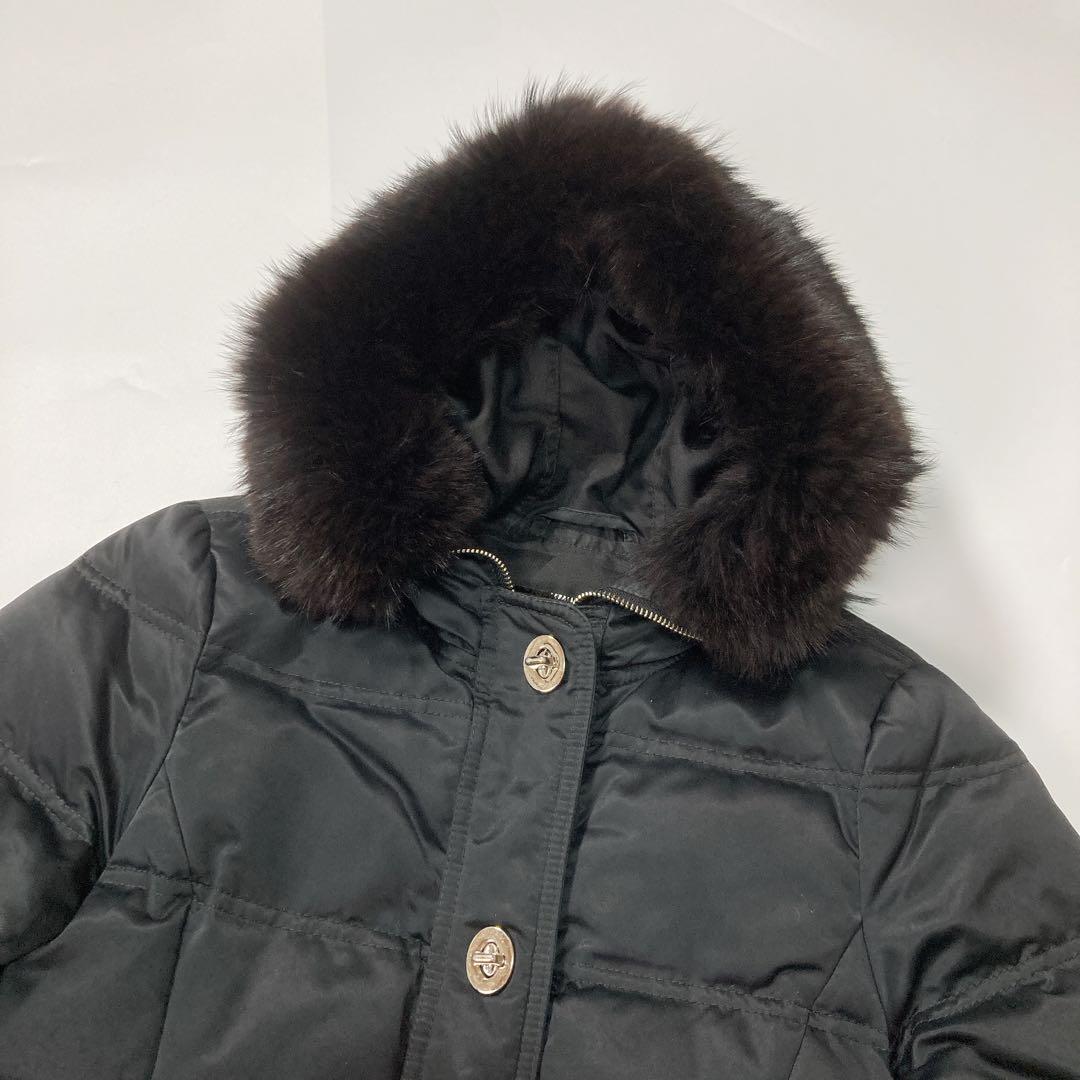 COACH コーチ ファー ダウンジャケット ターンロック XS - メルカリ