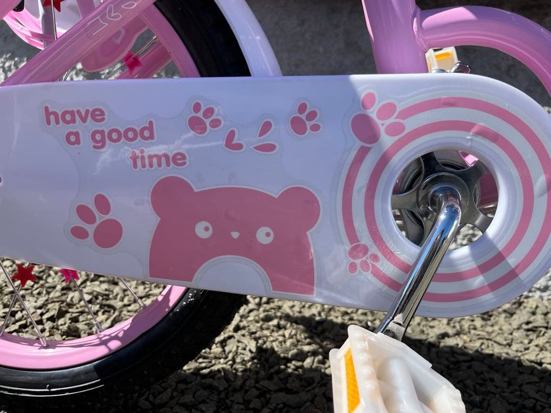 自転車 16インチ 組み立て 難あり ピンク 札幌取引でお値引き - メルカリ