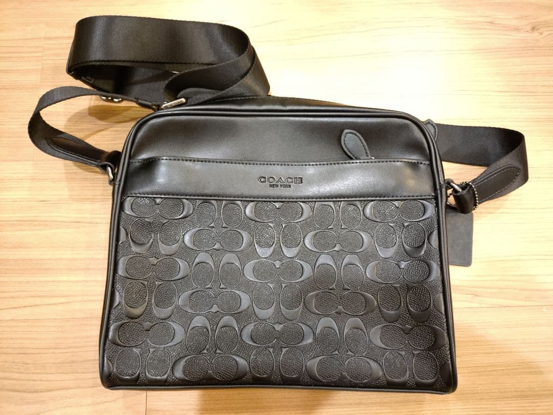 COACH シグネチャーレザー フライトバッグ 楽天市場】安心の国内発送 コーチ バッグ メンズ COACH ショルダー