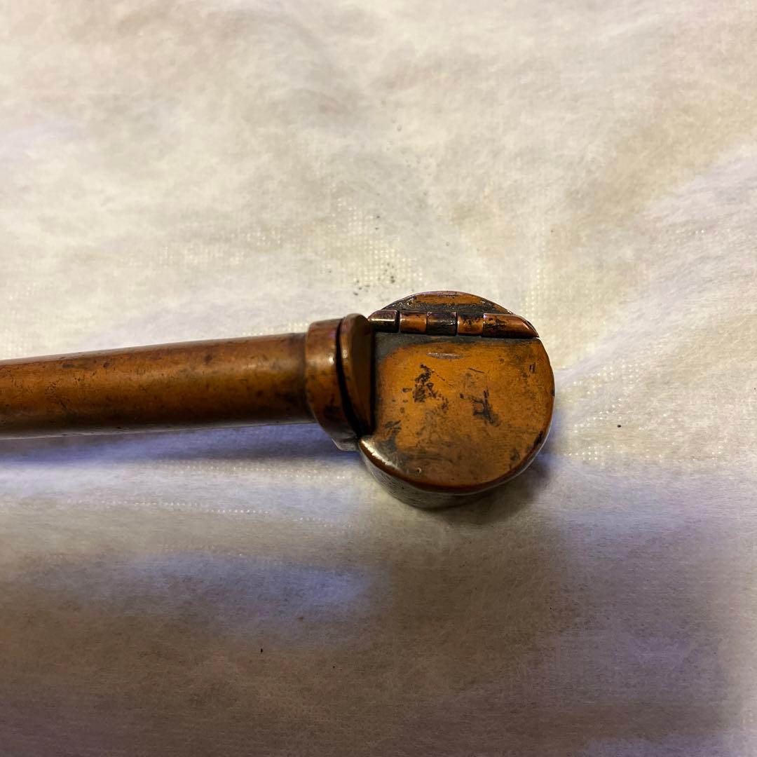 矢立 銅製品 筆付き 骨董品 - メルカリ