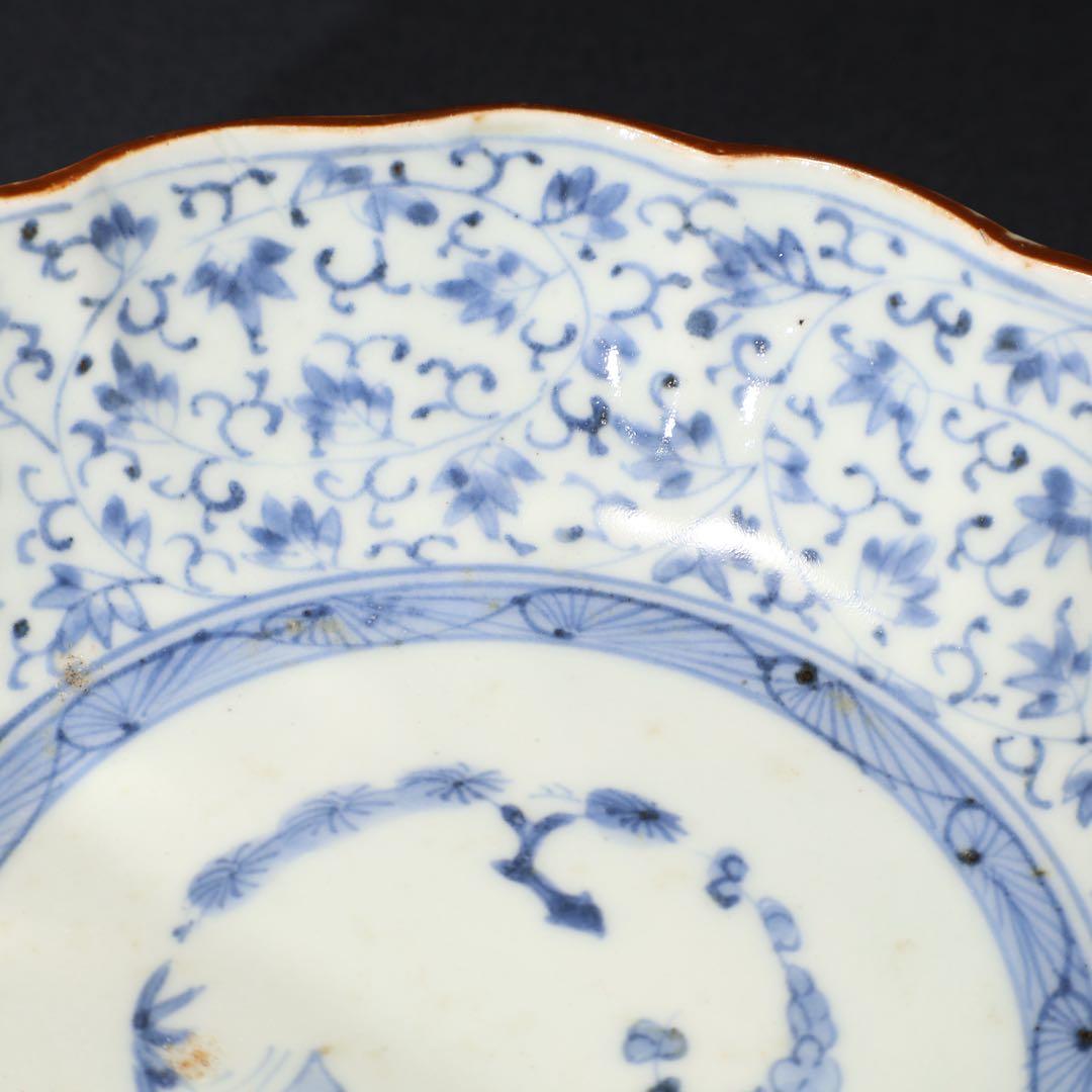 伊万里染付 微塵唐草図なます皿 骨董 古伊万里 R1474B2 - メルカリ