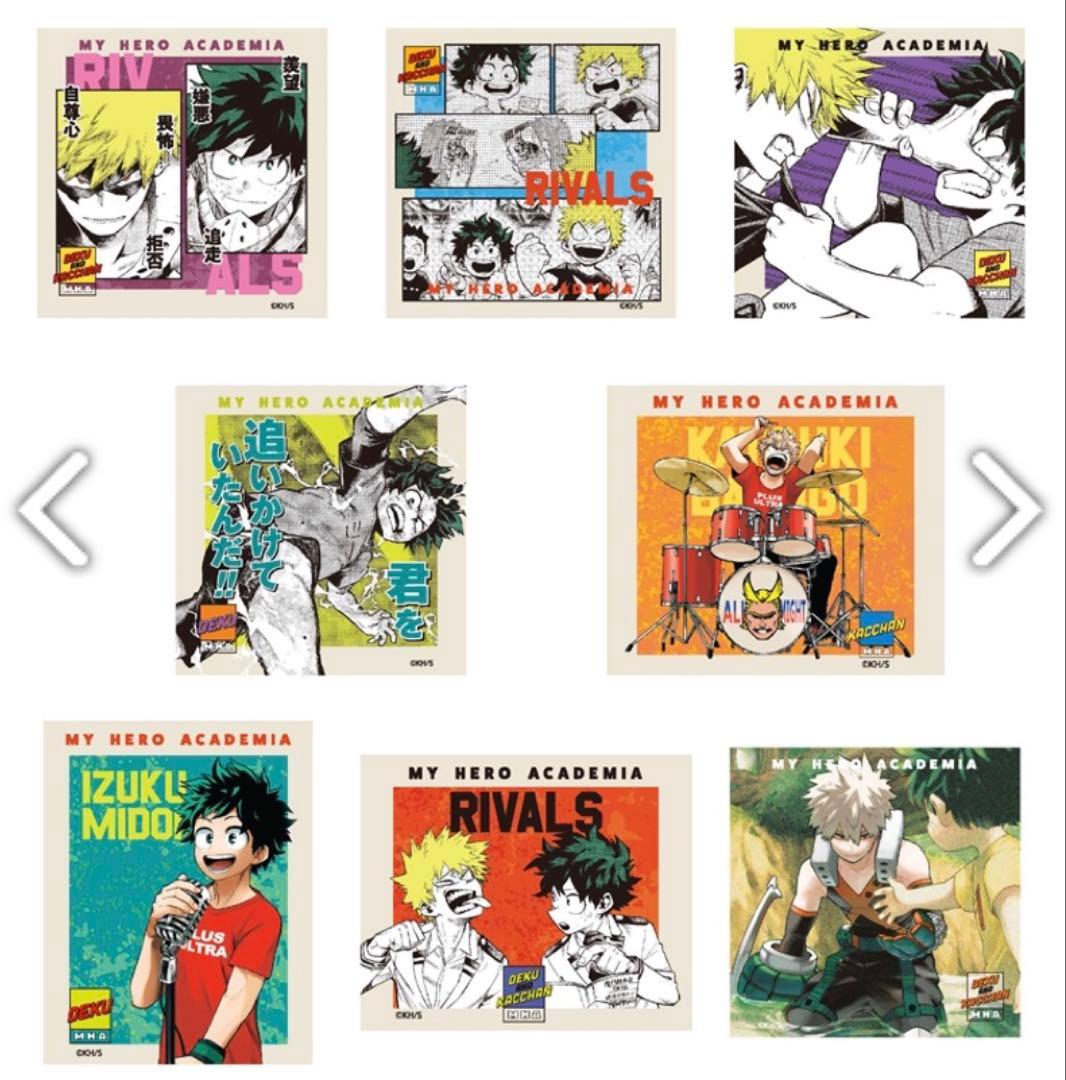 ヒロアカ アートステッカー RIVALS 全種セット+ 特典付き（爆豪勝己）