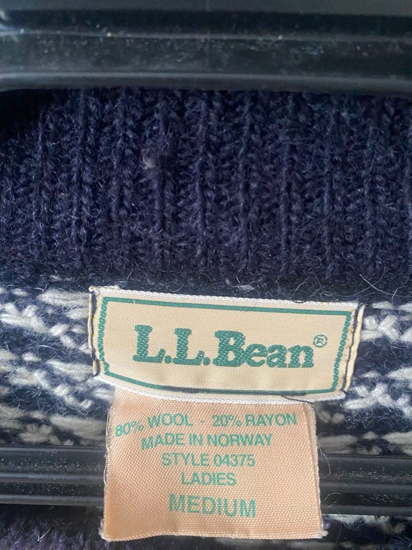 L.L.Bean ネイビーセーター M