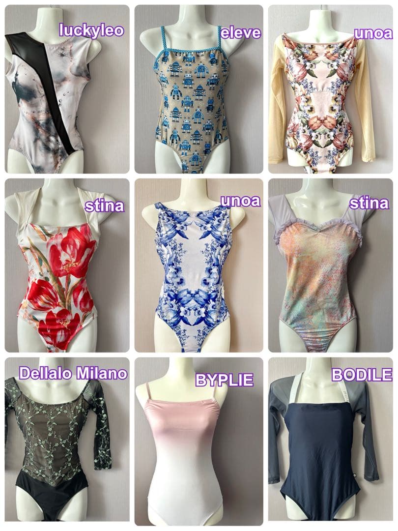 完売品】〓バレエ〓unoa ウノア レオタード Blue ever after - メルカリ