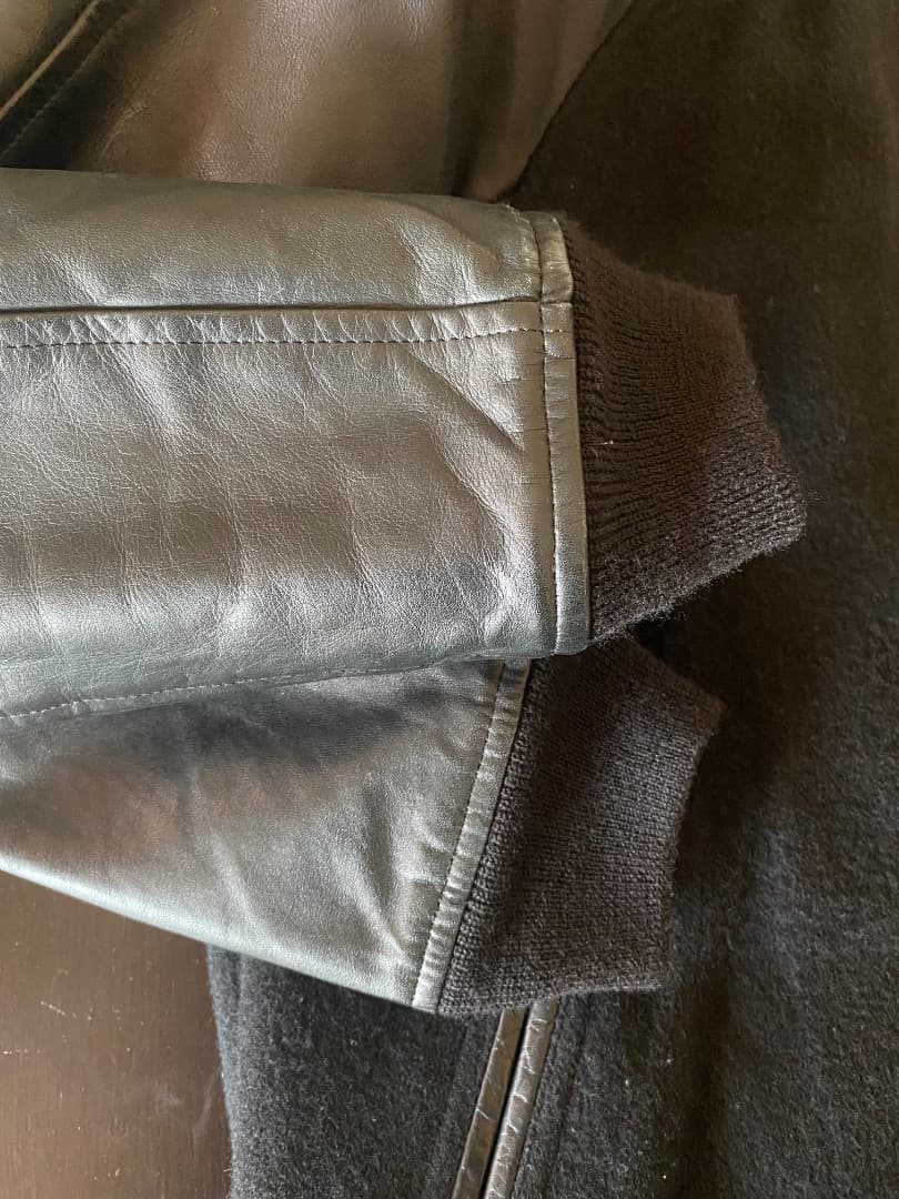 ESTNATION ×MARVY JAMOKE 牛革レザー スタジャン Sサイズ