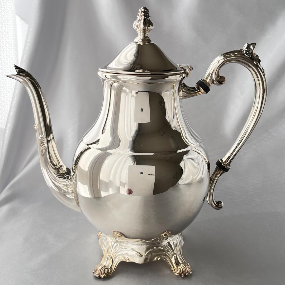 【F.B.Rogers】ティーサービス 5点 ティーポット / トレー