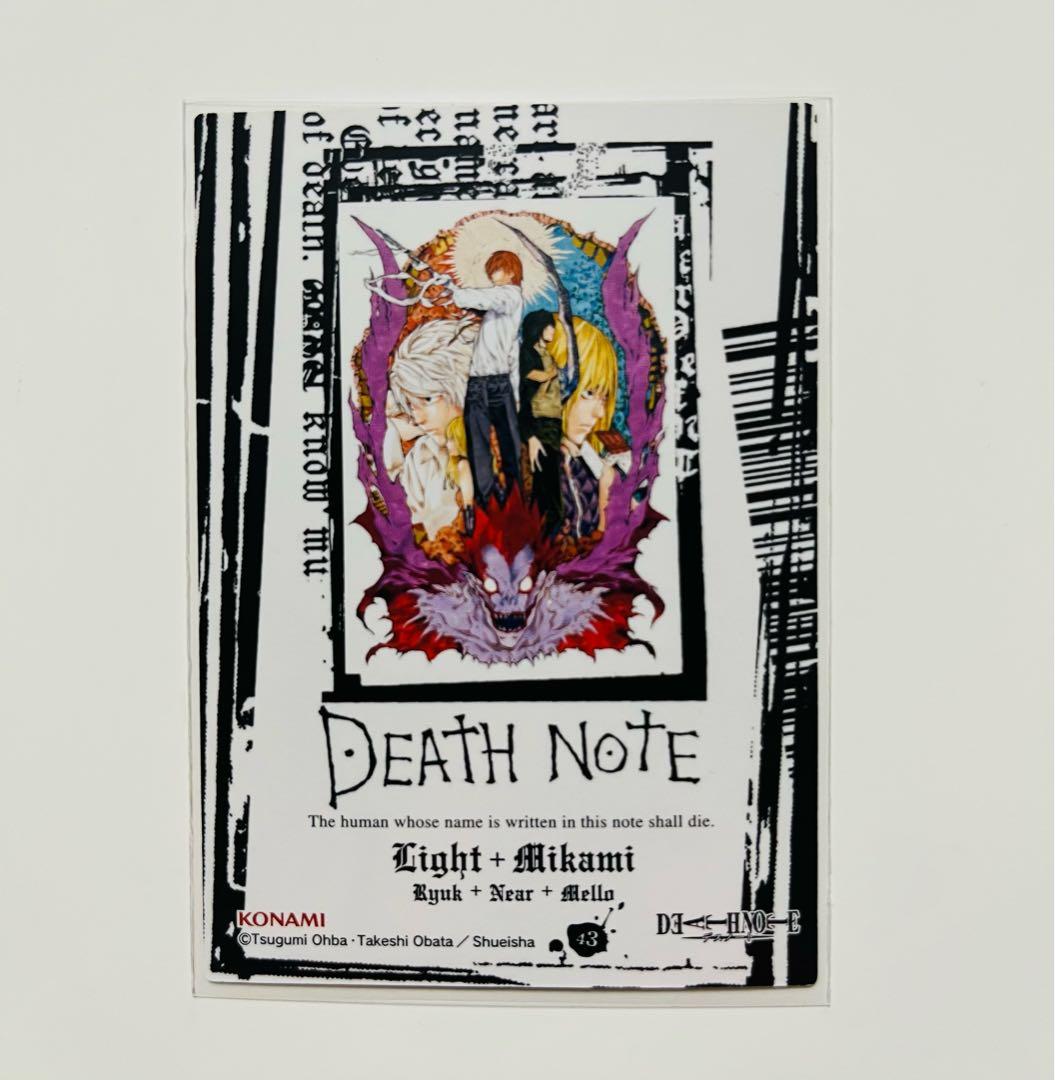 デスノート トレーディングカード ニア メロ 月 - メルカリ