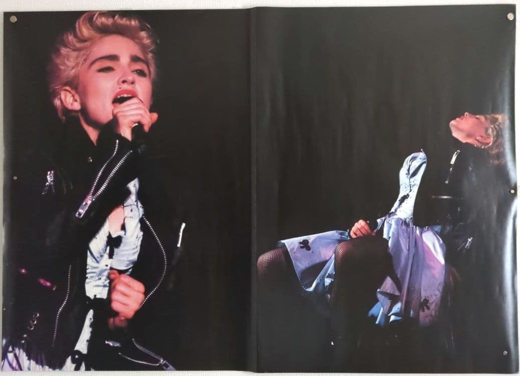 【希少レア品】MADONNA マドンナ 1987年日本公演 ＜ポスタークリップ＞