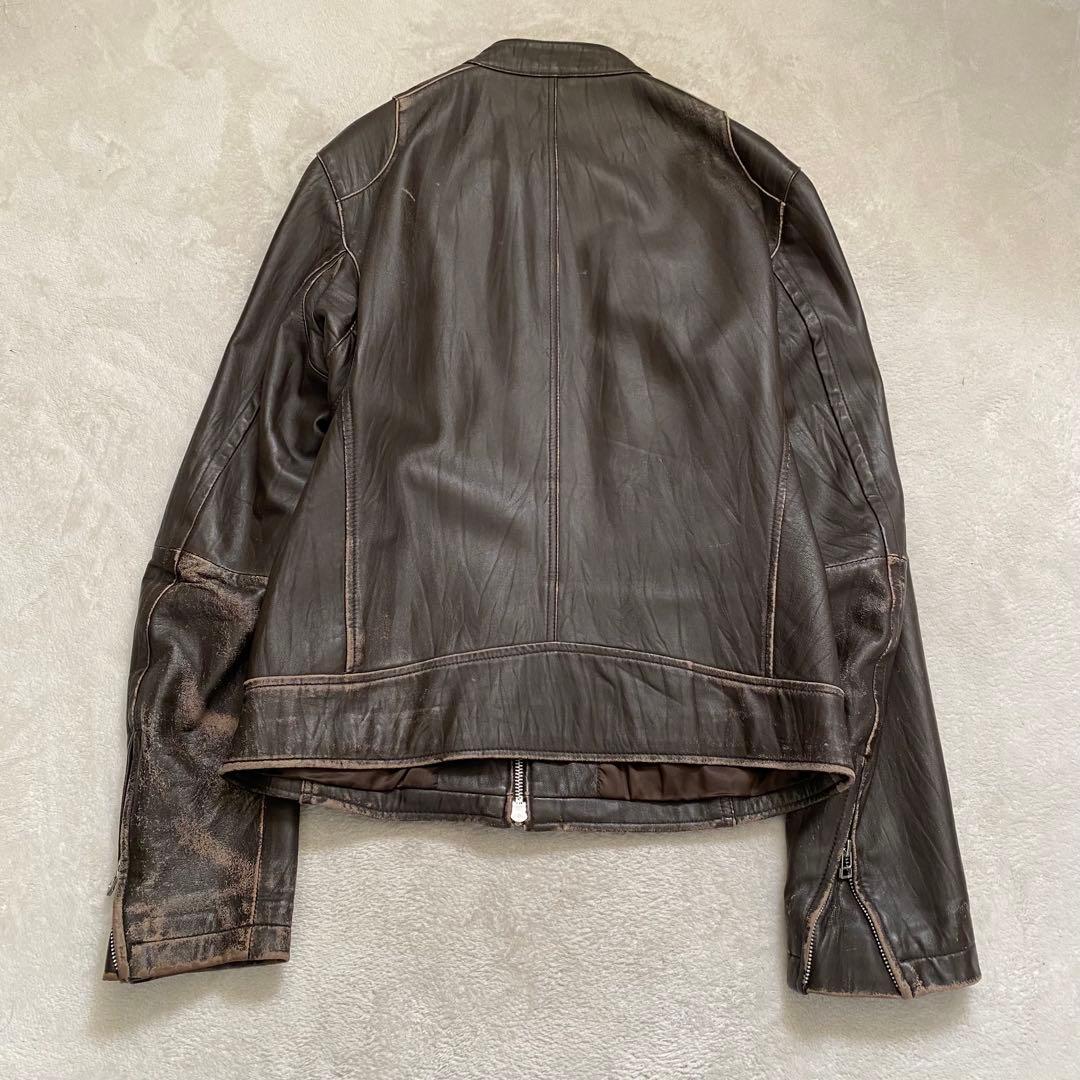 OLD UNIQLO】00s Seep Lether Jacket - メルカリ