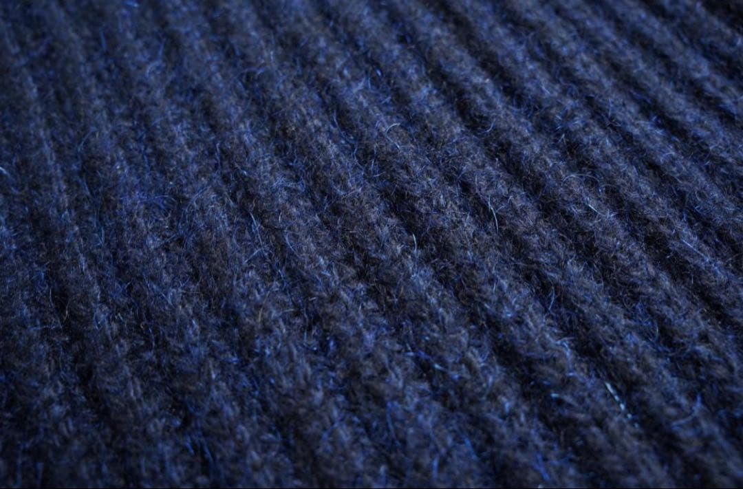 セリーヌ フィービー期 ネイビー カシミヤ ニット アシンメトリー 変形