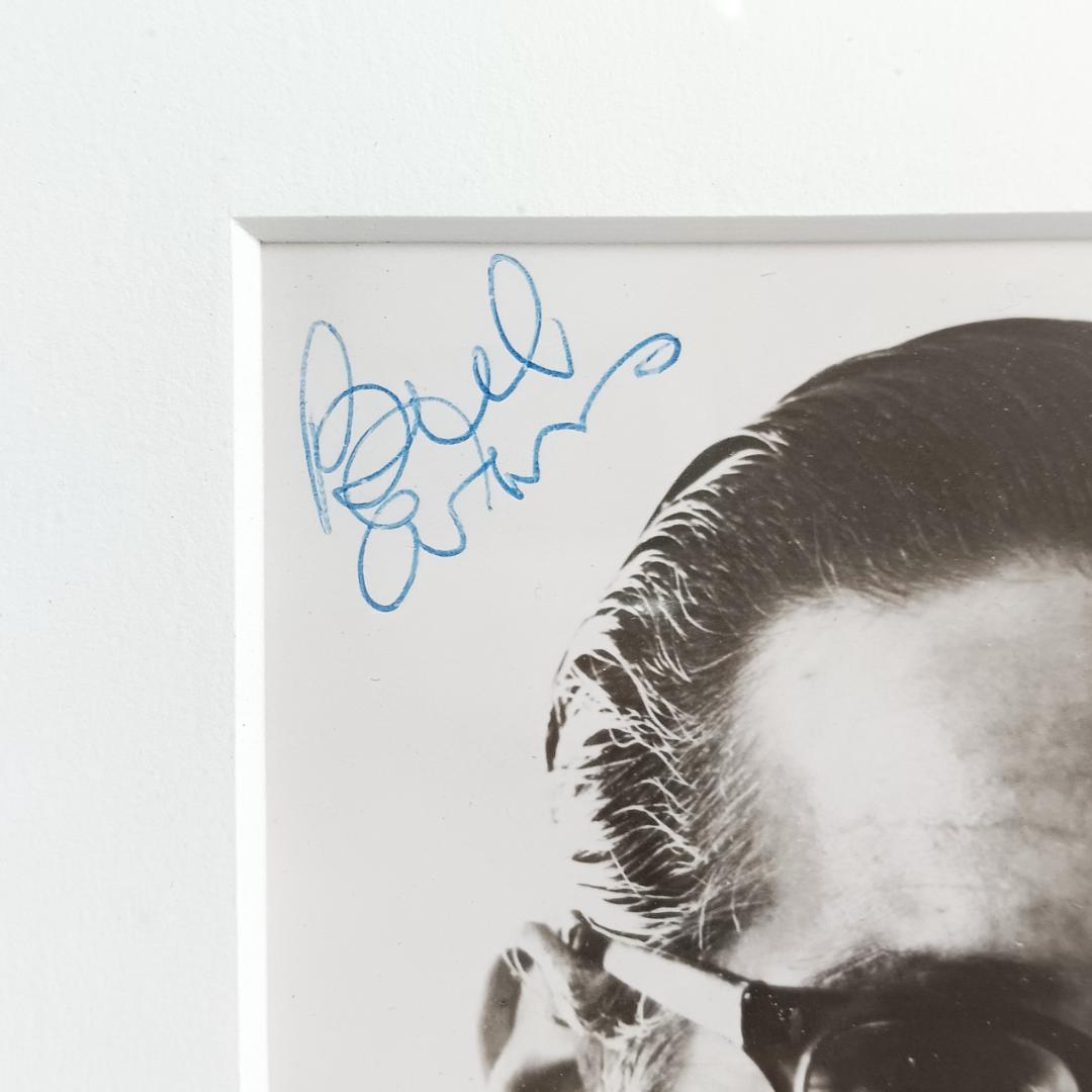 ビル・エバンスのサイン入りプロモ写真 フレーム入り