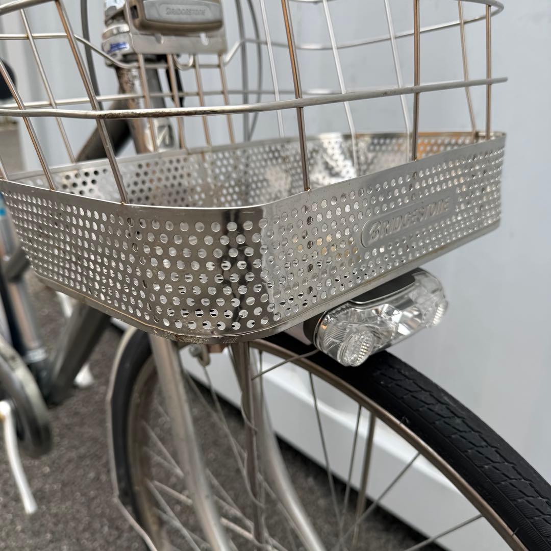 通勤通学用自転車 27インチ カゴ/変速機/オートライト付 定価10万円