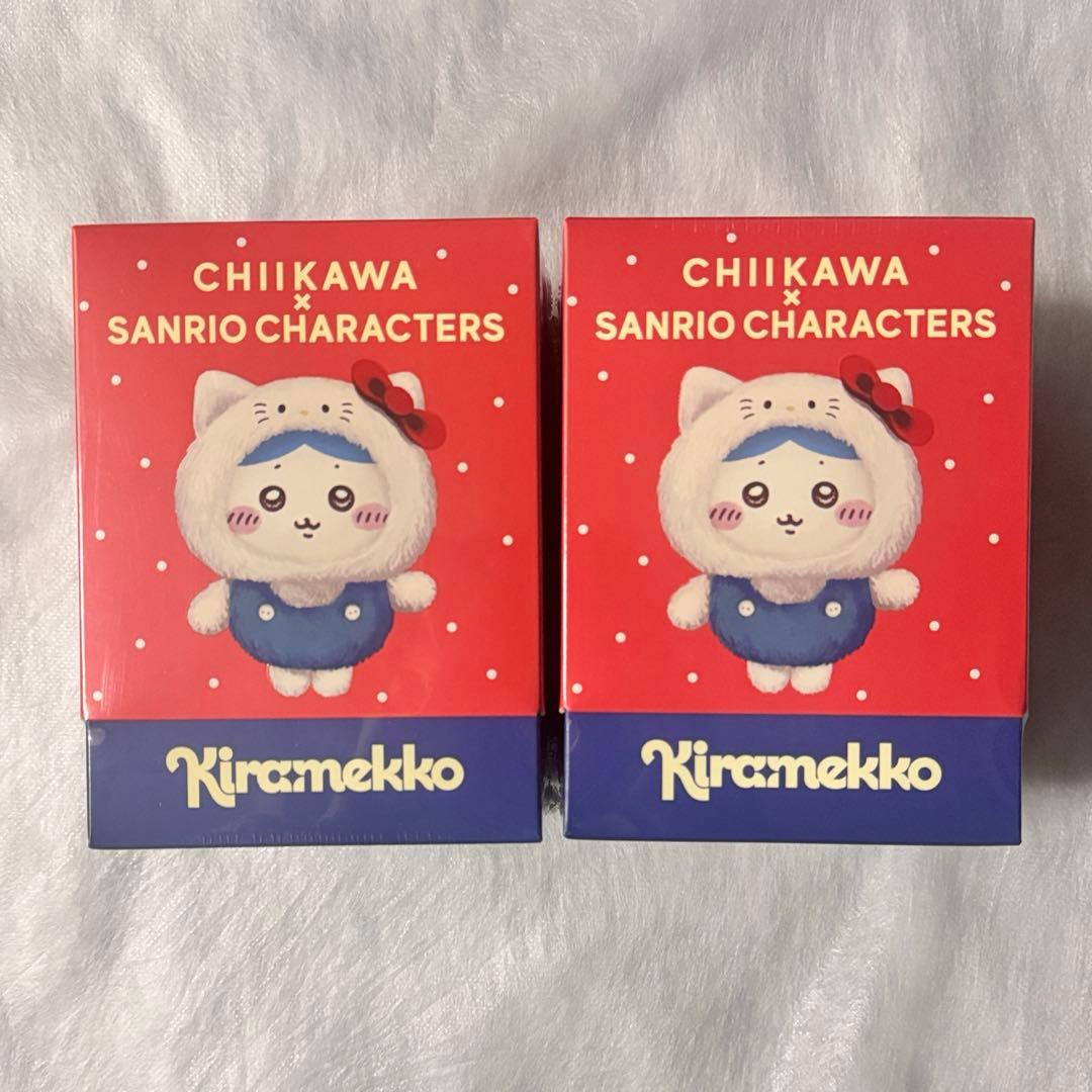 ちいかわ×サンリオ きらめっこ　古本屋×シナモロール　ハチワレ×ハローキティ