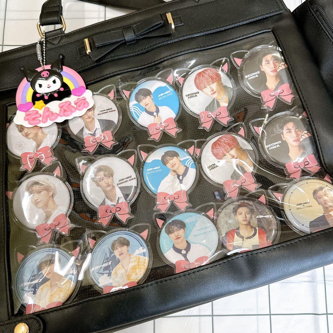 ATEEZ ソンファ 缶バッジ 痛バ ネームボード まとめ売り - メルカリ