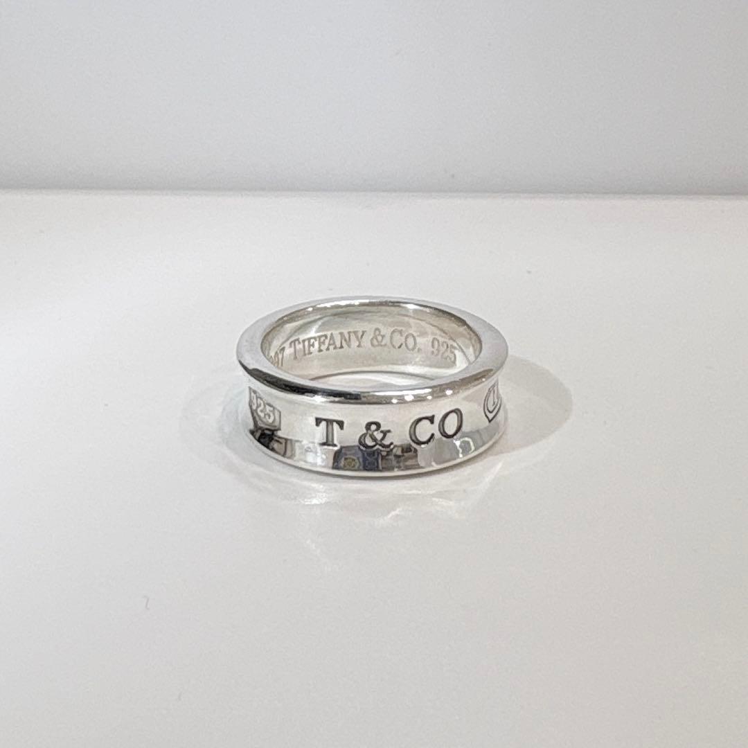 美品 ティファニー 1837 リング　13号 TIFFANY&Co.（ティファニー） 1837ナロー リング 指輪 13号 18金 K18