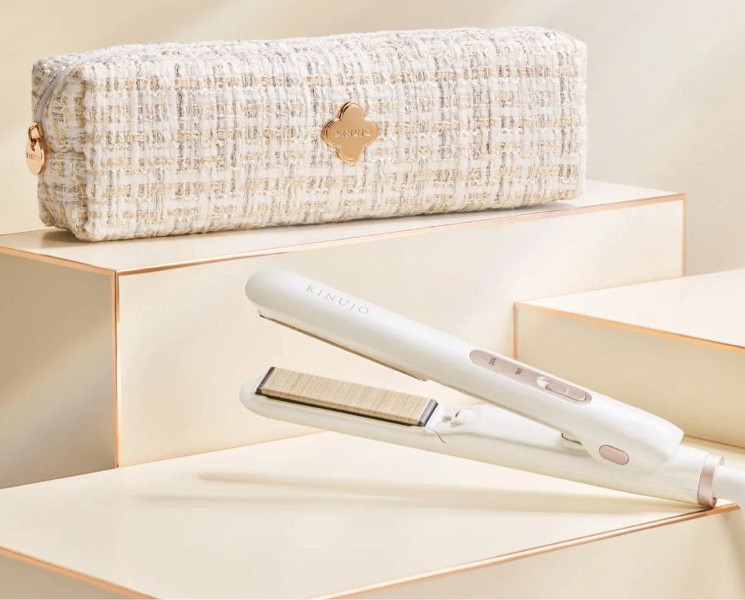 【新品未使用】KINUJO ストレートミニアイロン KM001 ケース付 KINUJO（絹女） ミニアイロン ドゥー ヘアアイロン ミニ MINI IRON