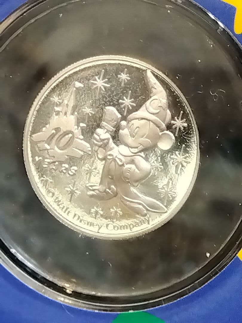 東京ディズニーランド10周年記念 純銀メダル 1/4oz - メルカリ