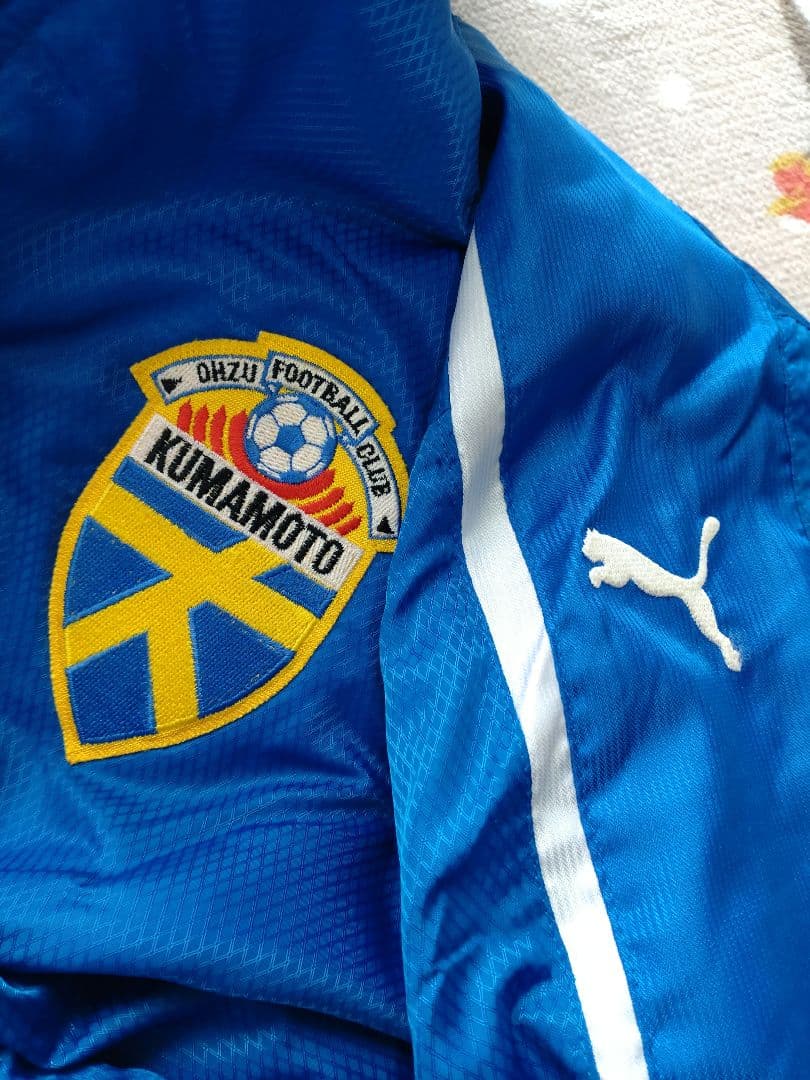 128 】熊本大津高校サッカー部ウォーマー上下セット（激レア商品