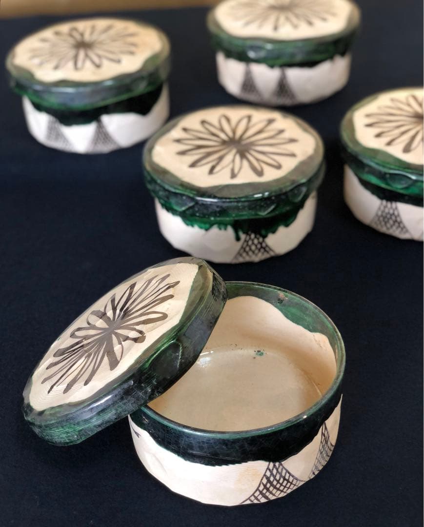 割引❗️《R》懐石 織部 蓋物5客 和楽 250929あ5