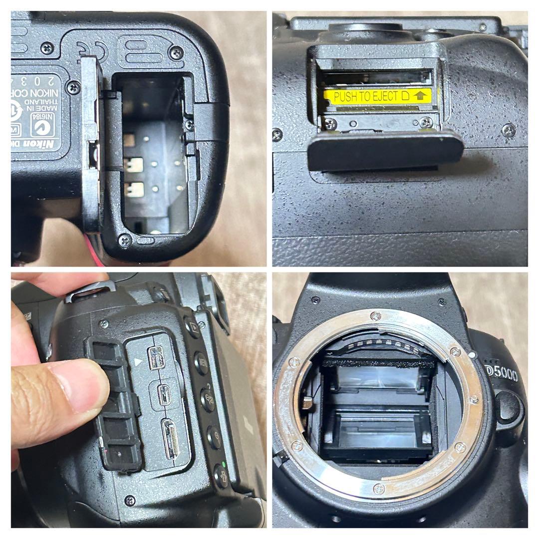 稼働品 ニコン D5000 レンズキット シャッター回数7863 付属品完備