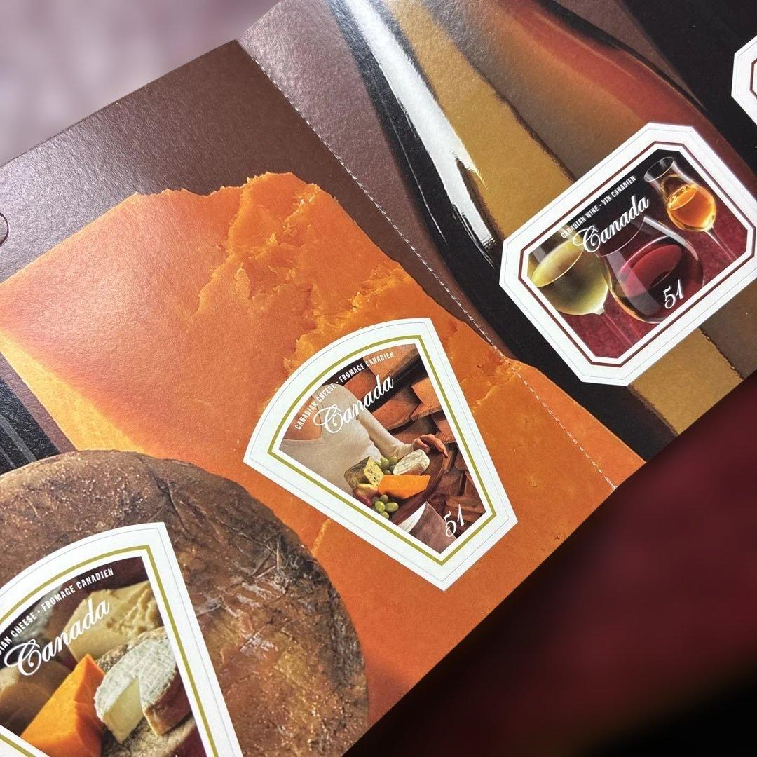 77393セール現品限 外国切手 カナダ発行ワイン4種揃チーズ他 - メルカリ