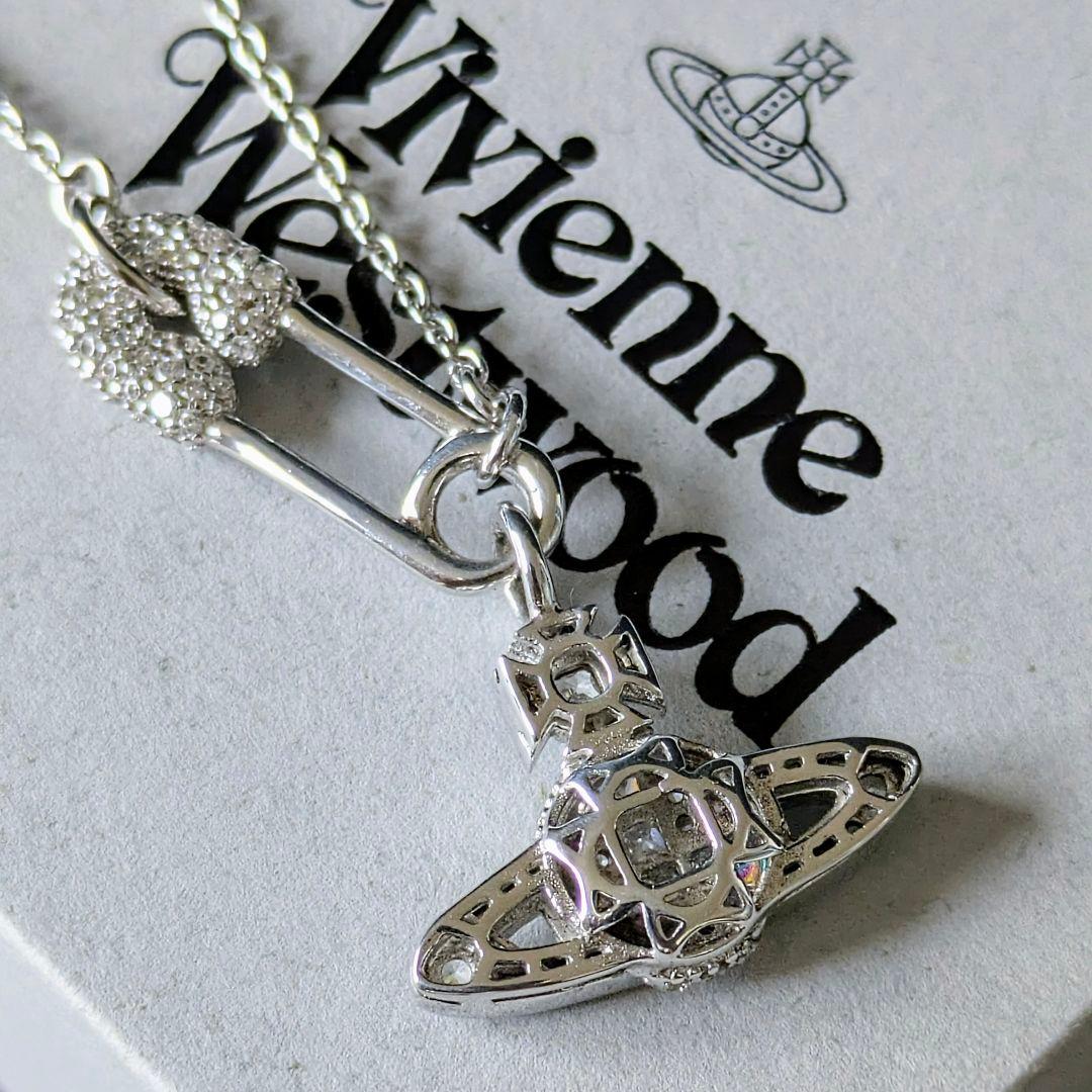 vivienne westwood Pave オーブ 安全ピン ネックレス - メルカリ