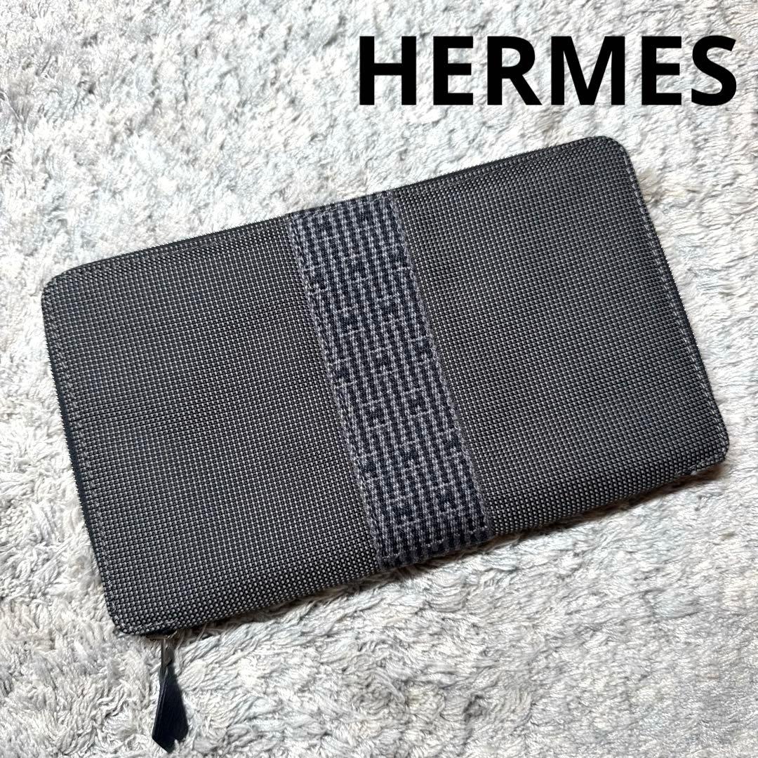 HERMES 長財布 ラウンドファスナー パース ＧＭ グレー エールライン 楽天市場】【財布】HERMES エルメス エールライン パースGM ラウンド
