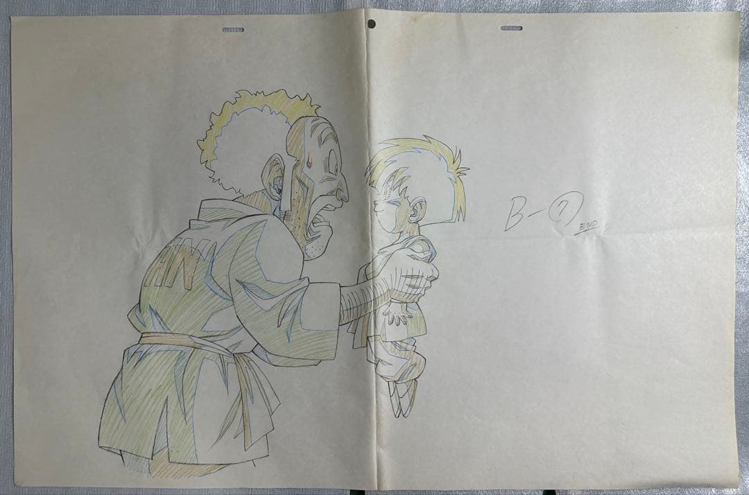 ドラゴンボール　A3原画　ミスターサタン　パン