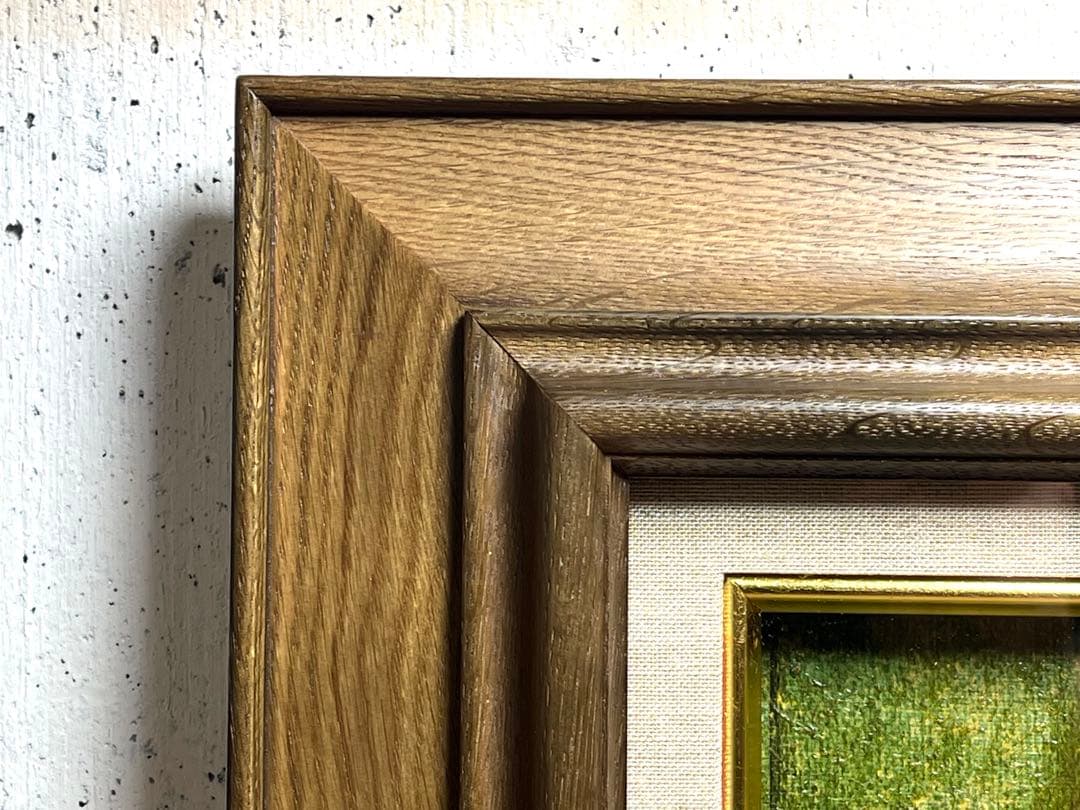 複製画 プリント画 パウル・クレー 「美しい庭師」 木製額付き