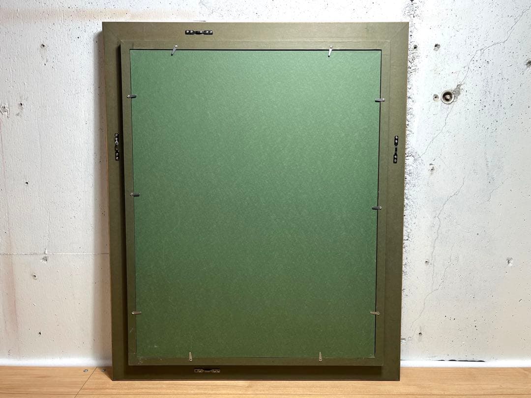 複製画 プリント画 パウル・クレー 「美しい庭師」 木製額付き