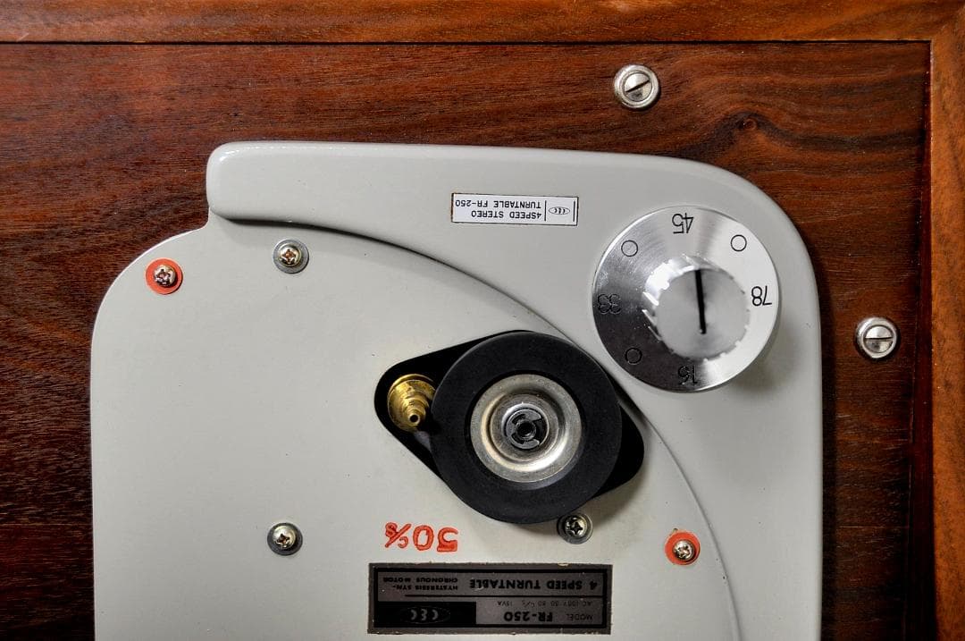 ☆CEC 4SPEED STEREO TURNTABLE FR-250 50Hz - メルカリ