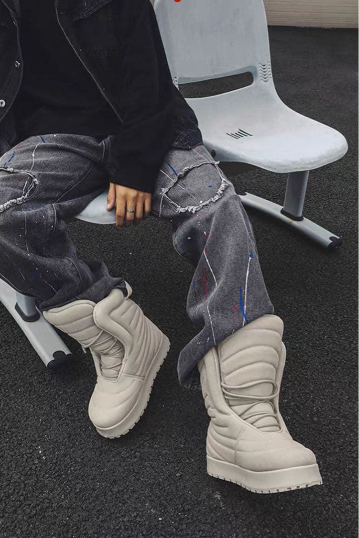 Opium - Pluto lunar white sneakers boots