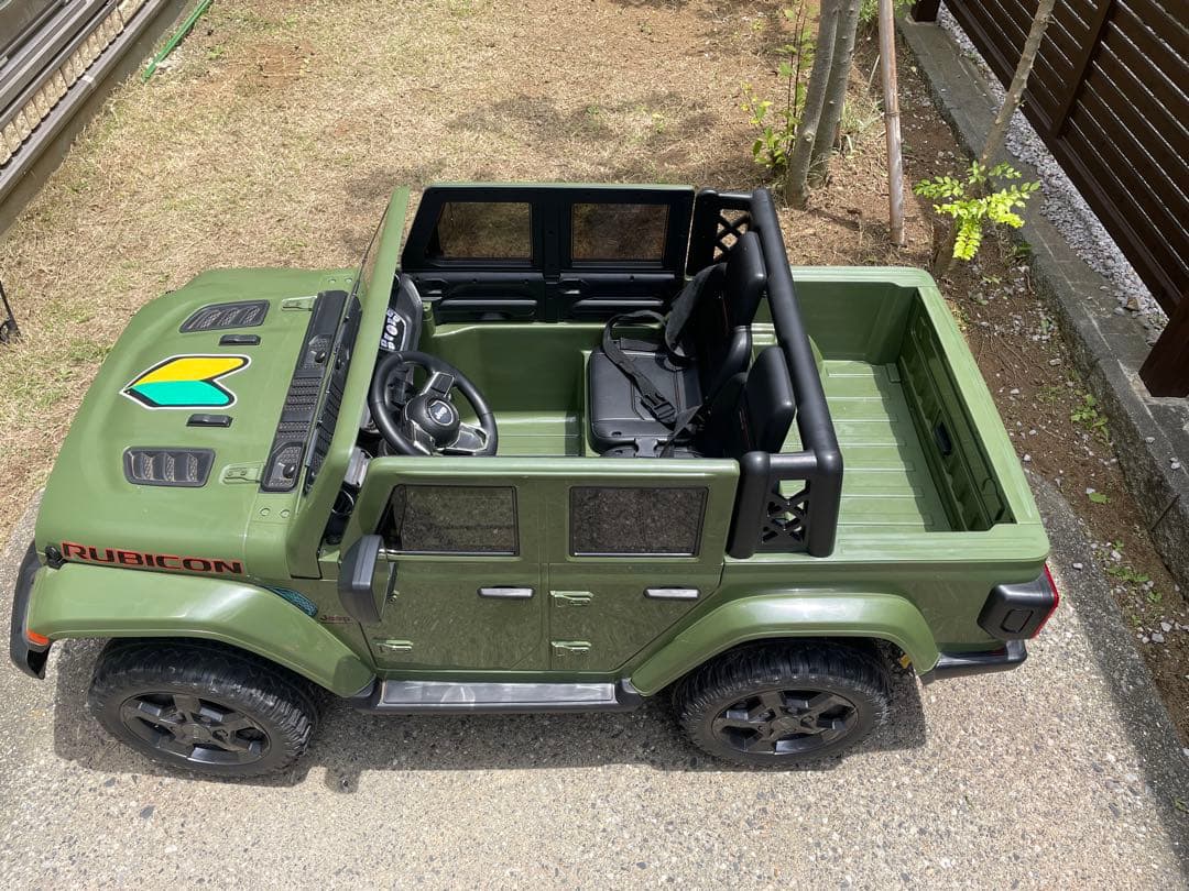 引き取り希望」 子供用電動自動車 Jeepルビコン コストコ ジープ