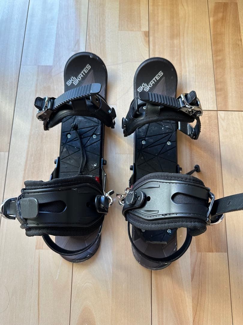 正規品 SKI SKATES ブラック リーシュと専用Wax付 Skiskates*