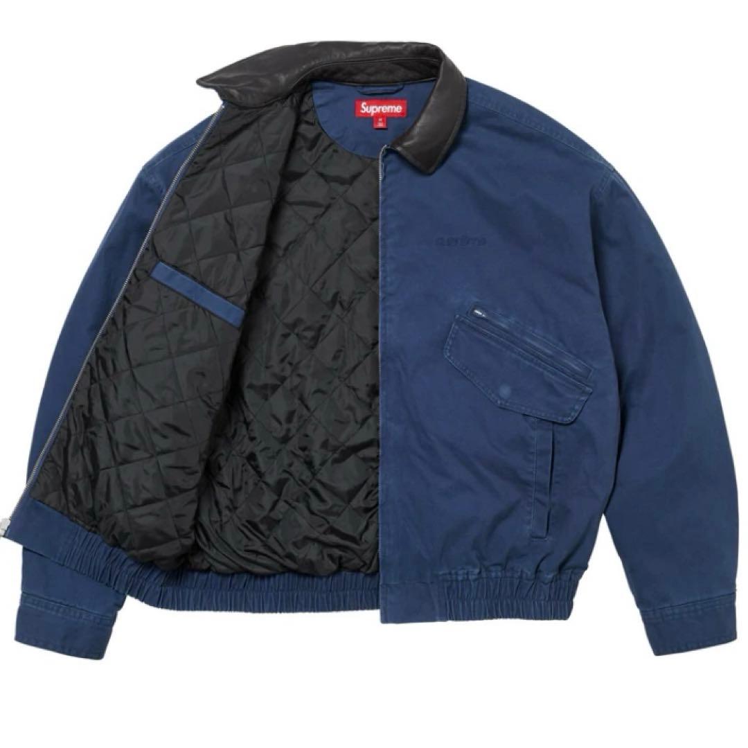 Supreme Leather Collar Utility Jacket - メルカリ