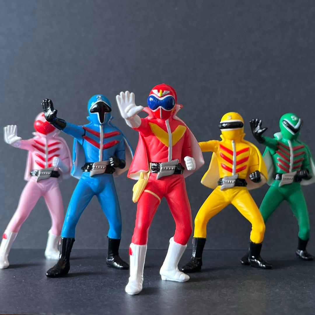 戦隊ヒーロー フィギュア ゴレンジャー5体セット - メルカリ