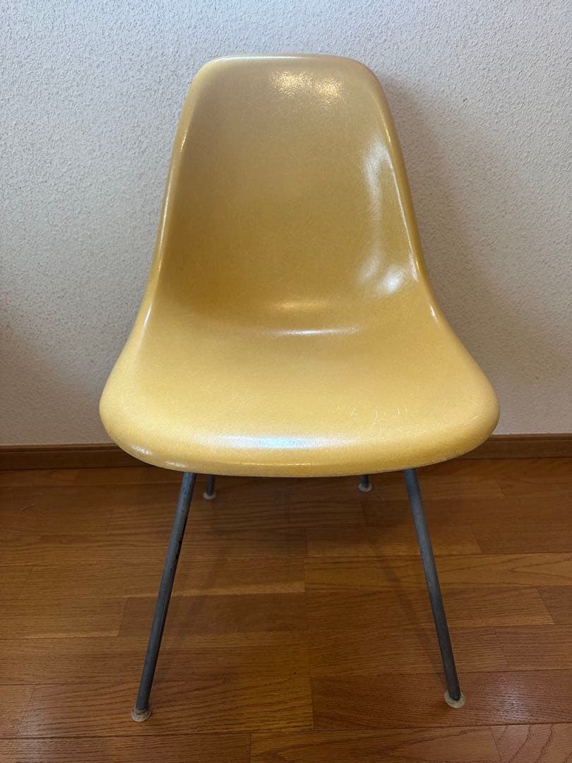 イームズ　ハーマンミラー　サイドシェルチェア　2nd ヴィンテージ② ハーマンミラー / Herman Miller サイドシェルチェア 2nd レッド