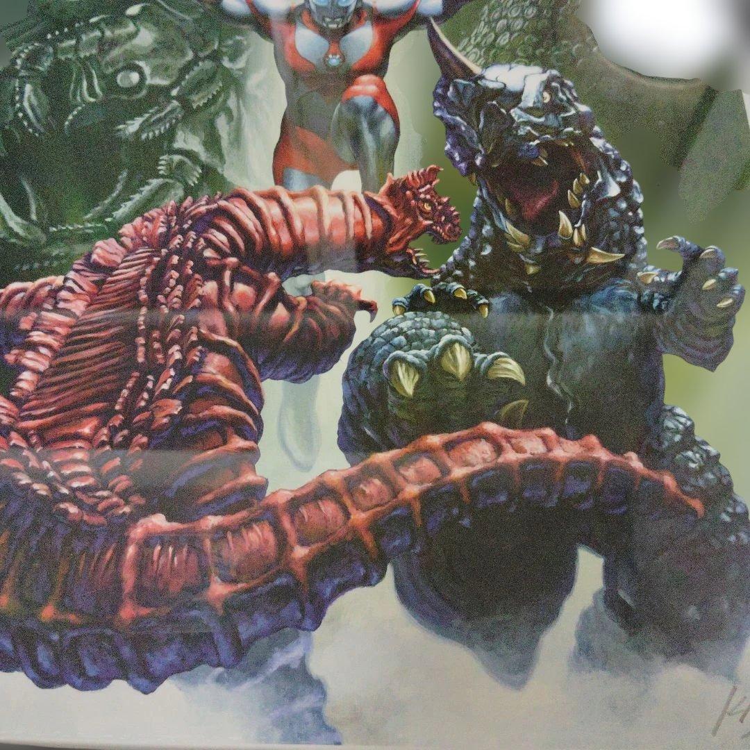 特撮　ウルトラマンパワード　絵画　円谷プロ　石巻市　石ノ森漫画館　怪獣絵師・開田