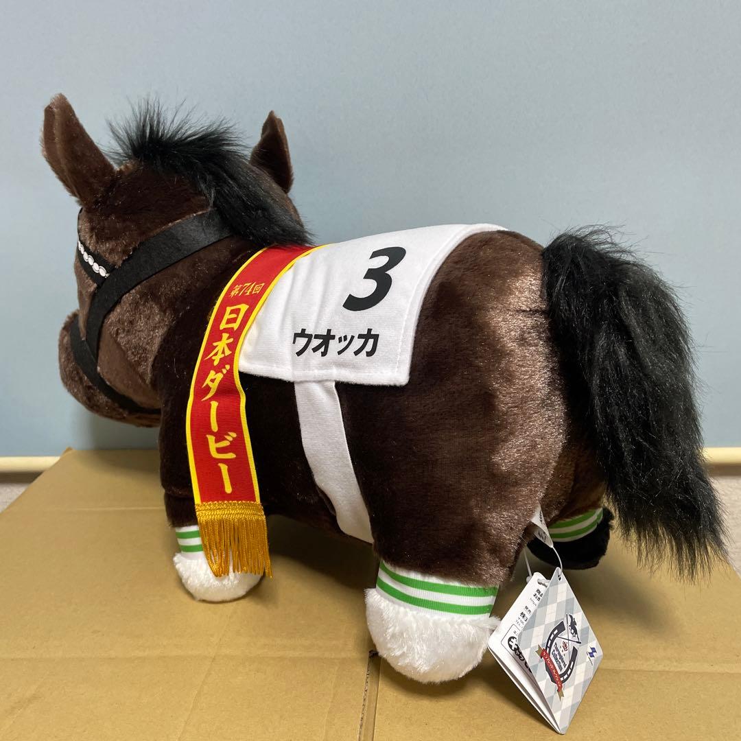 ナムコ　ウオッカ＆ダイワスカーレットサラブレッドコレクションふわふわBIG