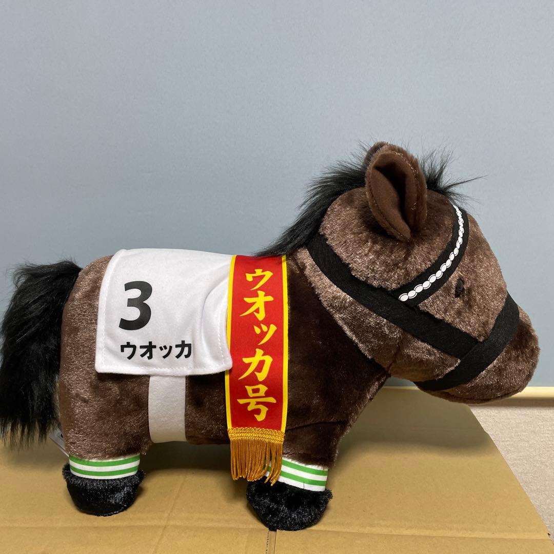 ナムコ　ウオッカ＆ダイワスカーレットサラブレッドコレクションふわふわBIG