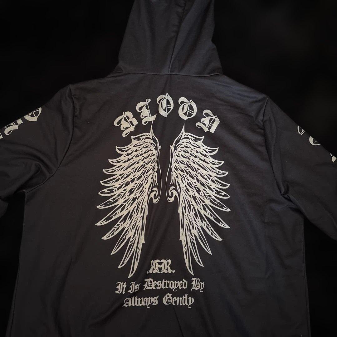 y2k グランジ 羽 豹柄 平成ギャル パンク ロック 英文字 バクプ - メルカリ