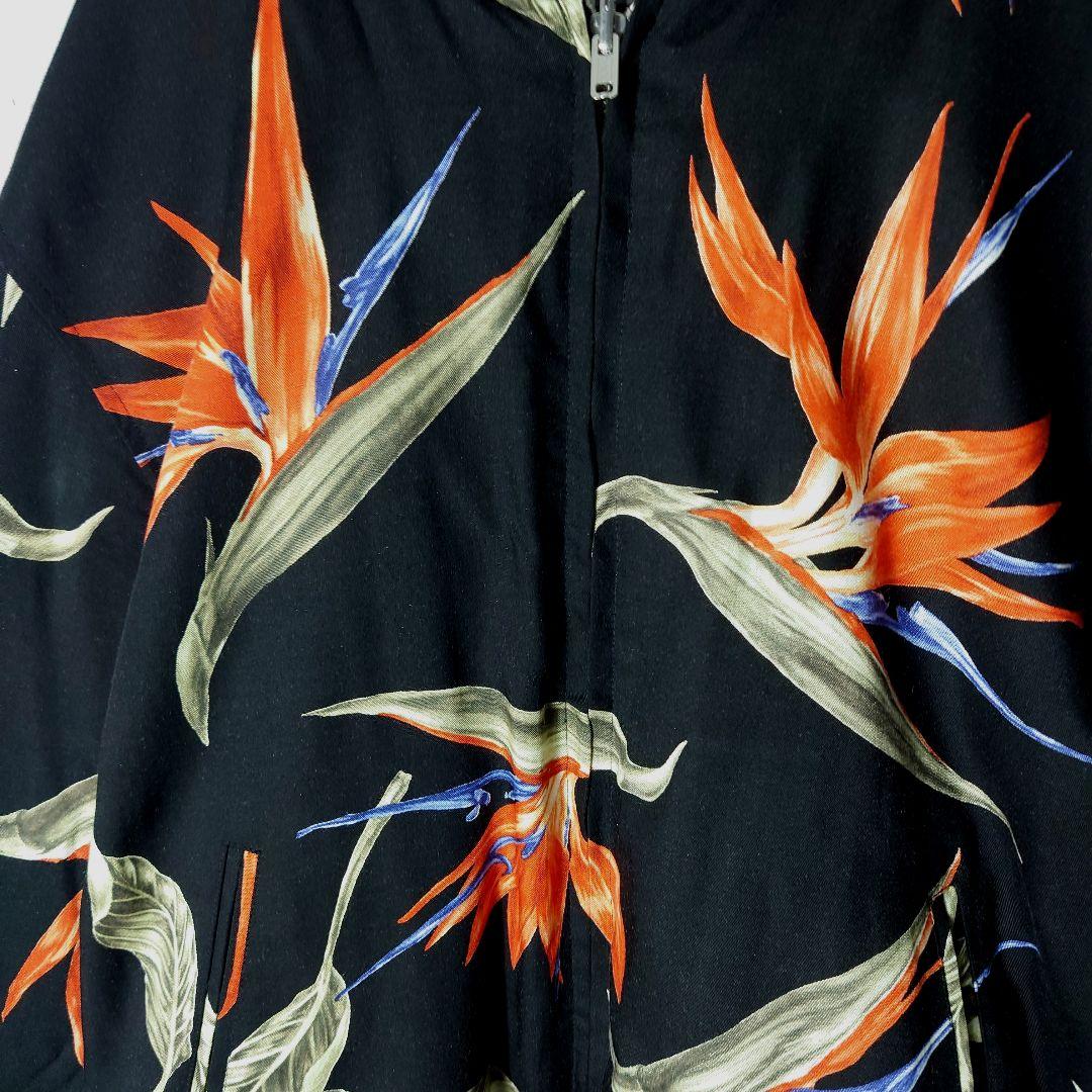 リバーシブル】ワコマリア ボタニカル ギンガムチェック ブルゾン