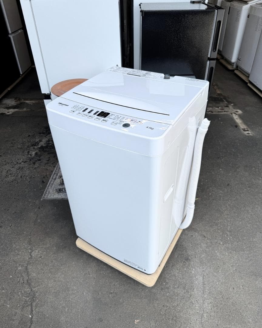 設置まで✨ Hisense 一人暮らし洗濯機 4.5kg✨ 2020年製⭕️
