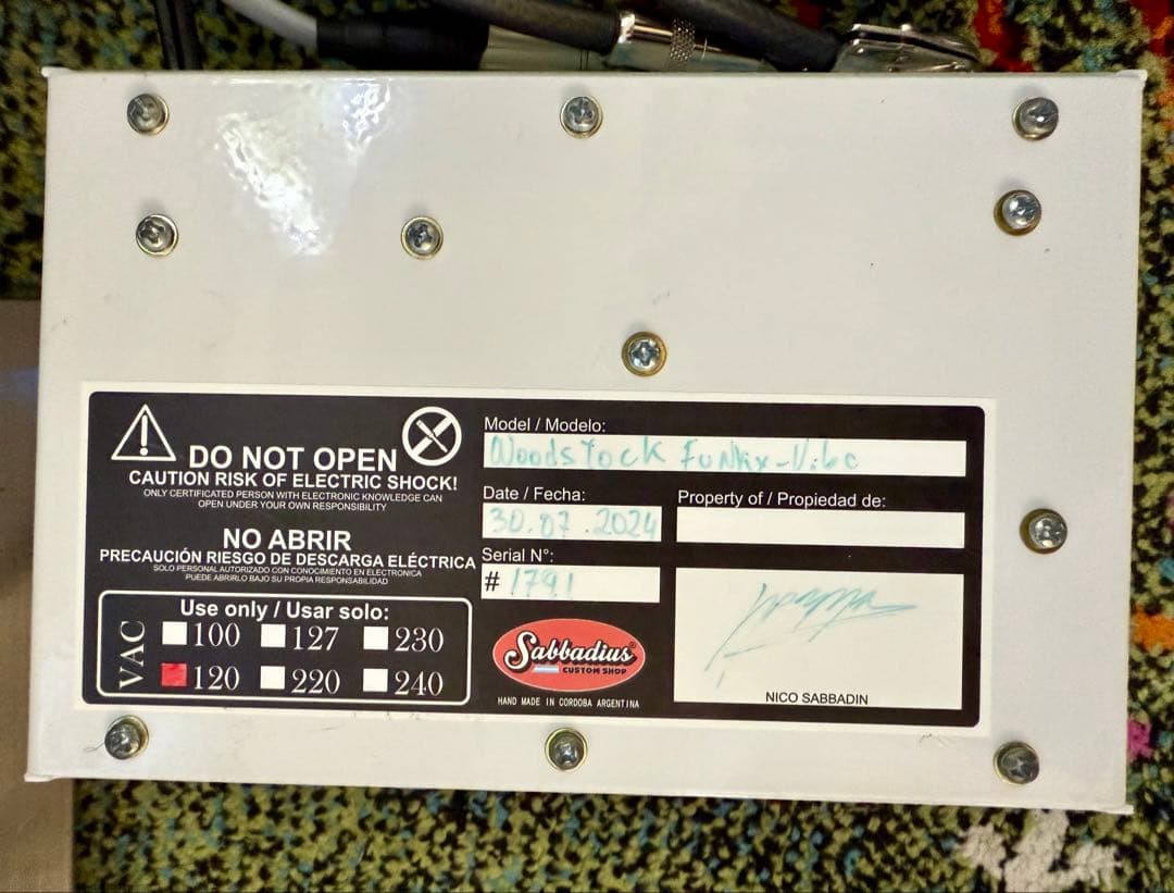 Sabbadius Funky-Vibe WOODSTOCK フットペダルセット - メルカリ