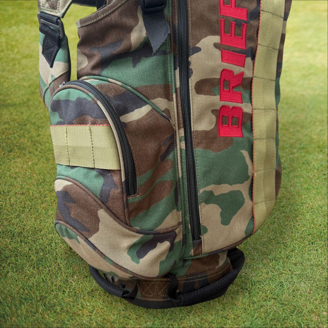 ブリーフィングゴルフ ビームス サンマウンテン キャディバッグ 迷彩