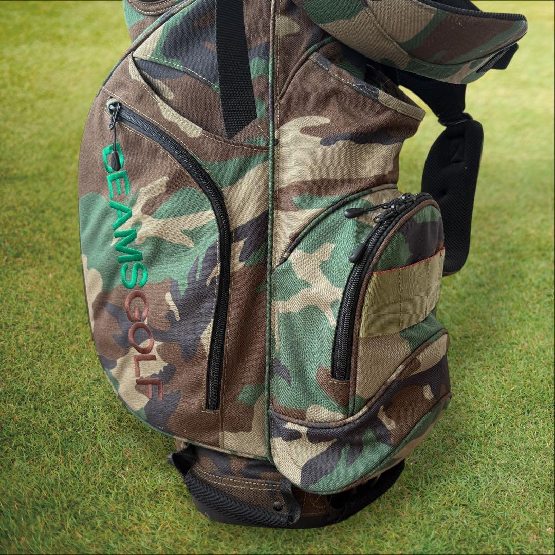 ブリーフィングゴルフ ビームス サンマウンテン キャディバッグ 迷彩