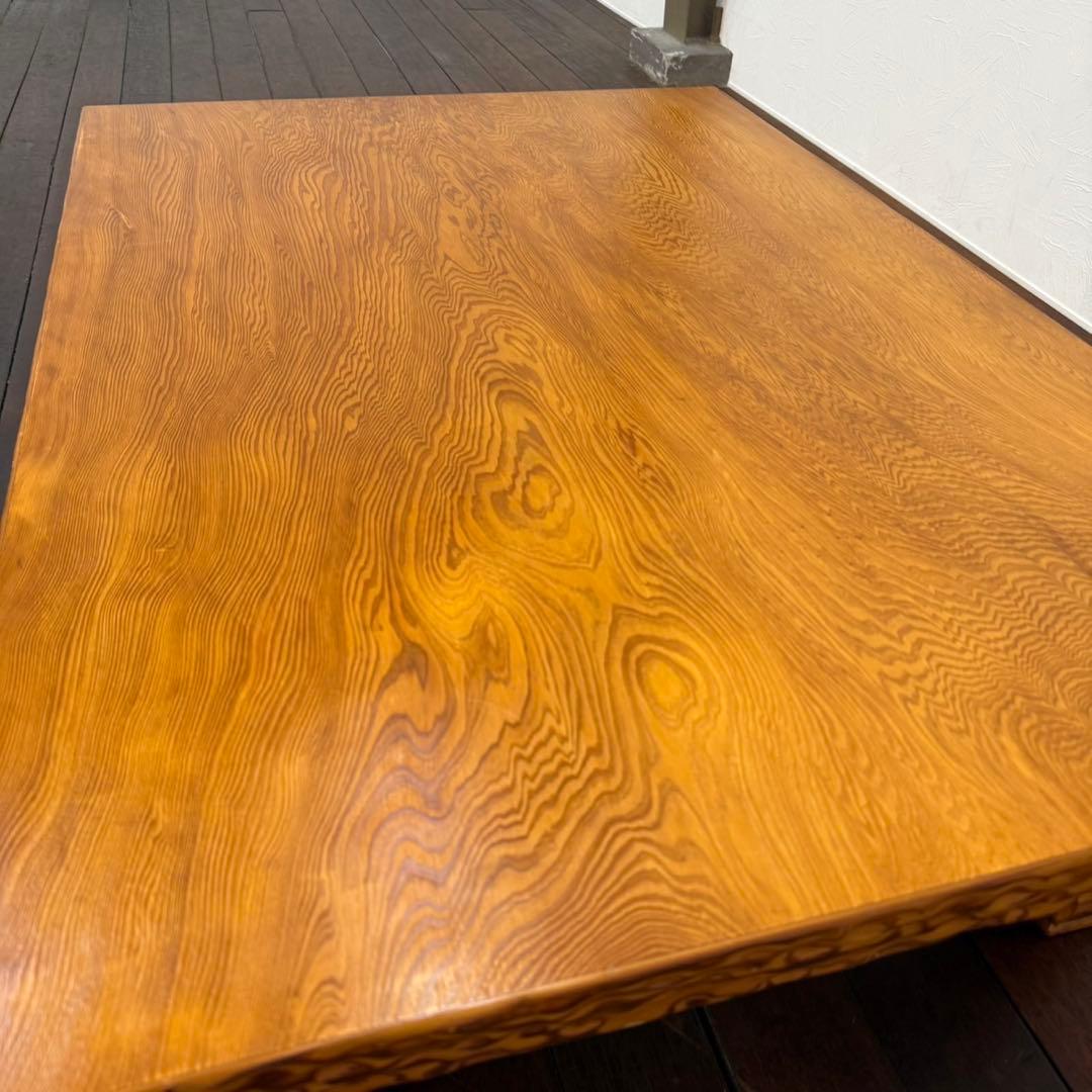 H19K77a 鹿児島県屋久杉 座卓